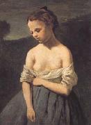 Jean Baptiste Camille  Corot La petite Jeannette (mk11) oil on canvas